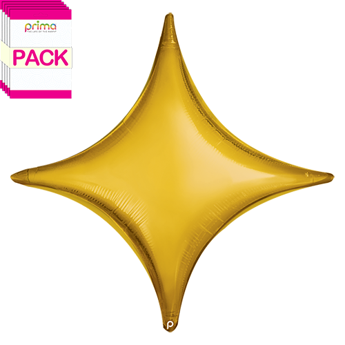 [PF-GDSP-30-50-5-BAND] 30” Gold Star Point (Pack of 5) - Prima