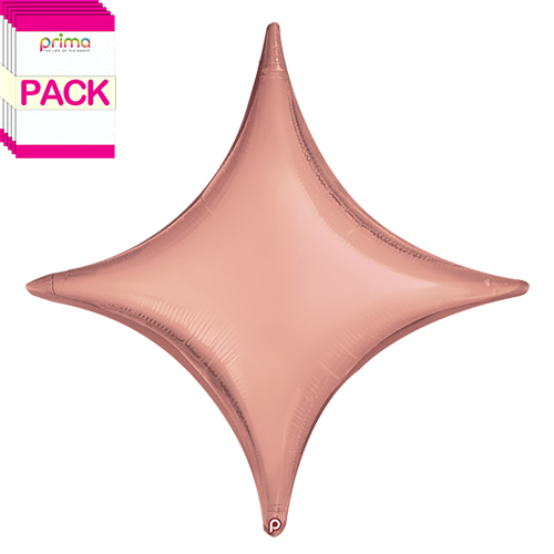 [PF-RGSP-30-50-5-BAND] 30” Rose Gold Star Point (Pack of 5) - Prima