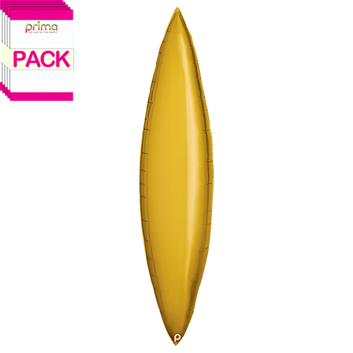 [PF-GDTP-36-50-5-BAND] 36” Gold Taper (Pack of 5) - Prima