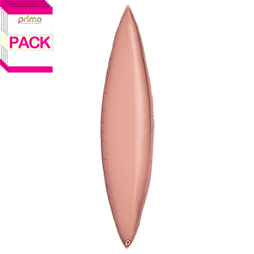 [PF-RGTP-36-50-5-BAND] 36” Rose Gold Taper (Pack of 5) - Prima