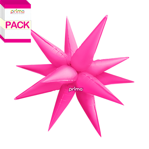 [PD-EPSB-26-50-1-BAND] Electric Pink 26" Starburst (Pack of 10) - Prima