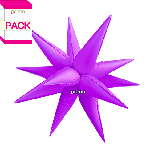 [PD-ERSB-26-50-1-BAND] Electric Purple 26" Starburst (Pack of 10) - Prima