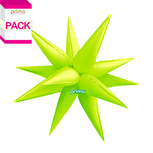 [PD-EYSB-26-50-1-BAND] Electric Yellow 26" Starburst (Pack of 10) - Prima