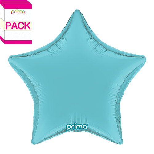 [PF-LBST-18-50-1-BAND] 18" Light Blue Star (Pack of 5) - Prima