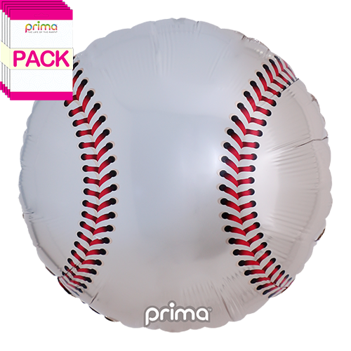 [PF-BASB-18-50-1-BAND] 18” Baseball (Pack of 5) - Prima