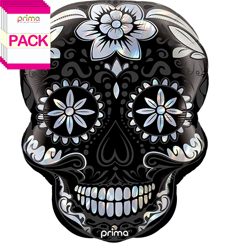 [PF-0038-24-50-1-BAND] 24" Skull Special Shape (Pack of 5) - Prima