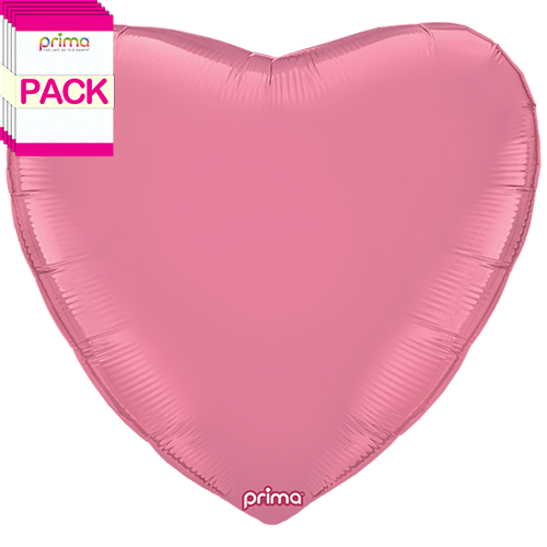 [PF-LPHT-32-50-1-BAND] 32” Light Pink Heart (Pack of 5) - Prima