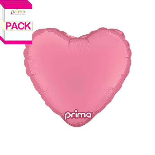 [PF-LPHT-9-50-6-BAND] 9” Light Pink Heart (Pack of 5) - Prima