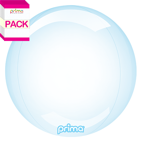 [PS-BLGL-18-50-1-BAND] 18" Blue Glass Sphere (Pack of 10) - Prima