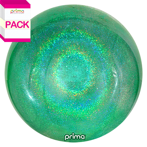 [PS-GRGL-22-50-1-BAND] 20” Green Glitter Sphere (Pack of 10) - Prima
