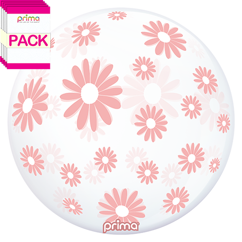 [PS-LPDZ-22-50-1-BAND] 20” Light Pink Daisies Sphere (Pack of 10) - Prima