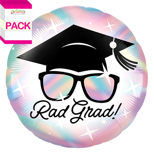 [PF-0164-18-50-1-BAND] 18" Round Colorful Rad Grad (Pack of 5) - Prima