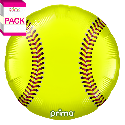 [PF-0111-18-50-1-BAND] 18" Softball (Pack of 5) - Prima