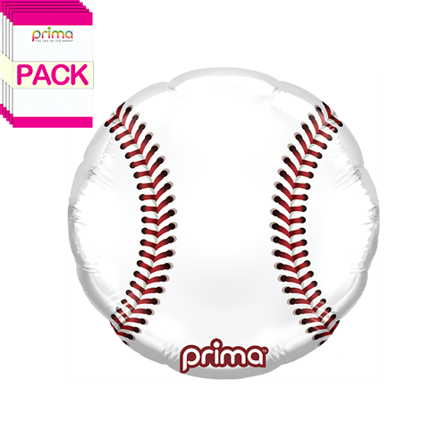 [PF-0109-9-50-2-BAND] 9" Baseball (Pack of 5) - Prima