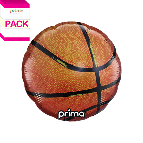 [PF-0108-9-50-2-BAND] 9" Basketball (Pack of 5) - Prima