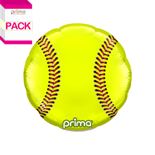 [PF-0110-9-50-2-BAND] 9" Softball (Pack of 5) - Prima