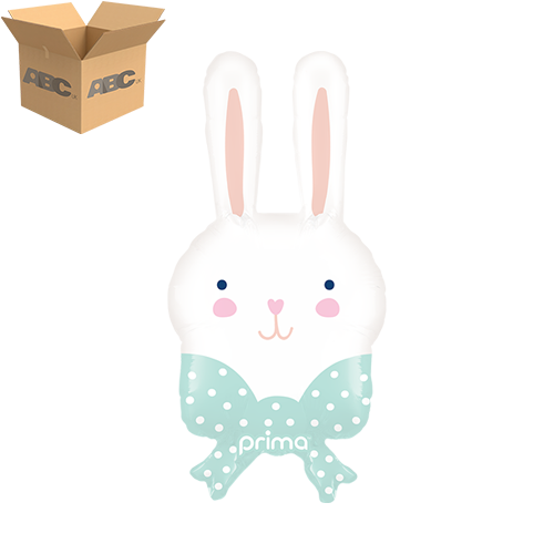 [PF-0145-12-50-2-CASE] 12" Air-filled Sweet Bunny Head (Case of 50) - Prima