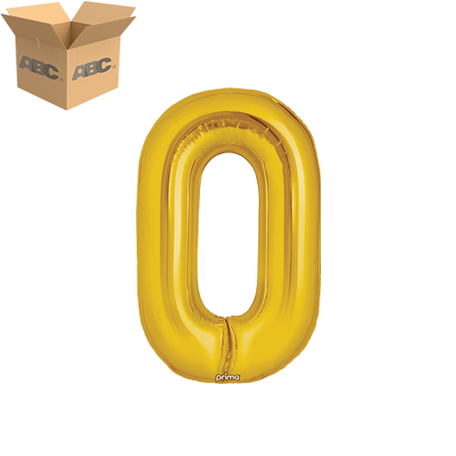 [PF-GLDO-16-50-2-CASE] 16" Gold Letter O (Case of 50) - Prima