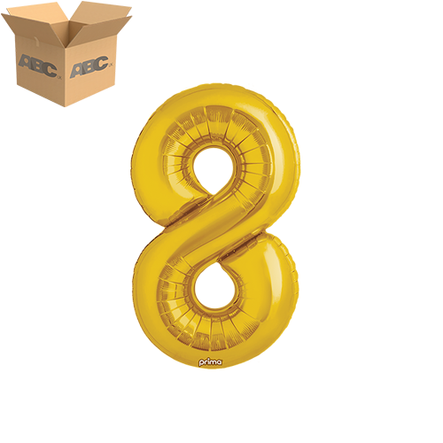 [PF-GLD8-16-50-2-CASE] 16" Gold Number 8 (Case of 50) - Prima