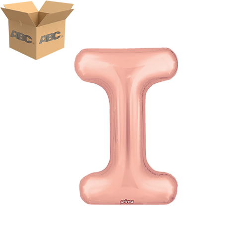 [PF-RGDI-16-50-2-CASE] 16" Rose Gold Letter I (Case of 50) - Prima