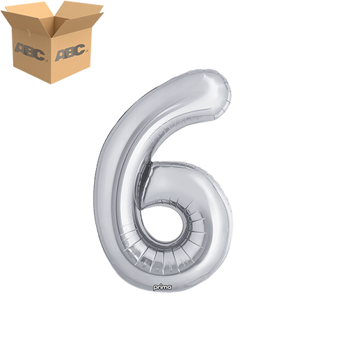 [PF-SLV6-16-50-2-CASE] 16" Silver Number 6 (Case of 50) - Prima