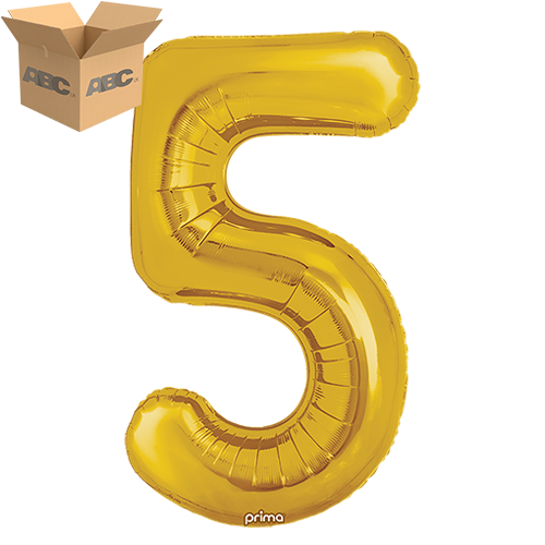 [PF-GLD5-34-50-1-CASE] 34" Gold Number 5 (Case of 50) - Prima