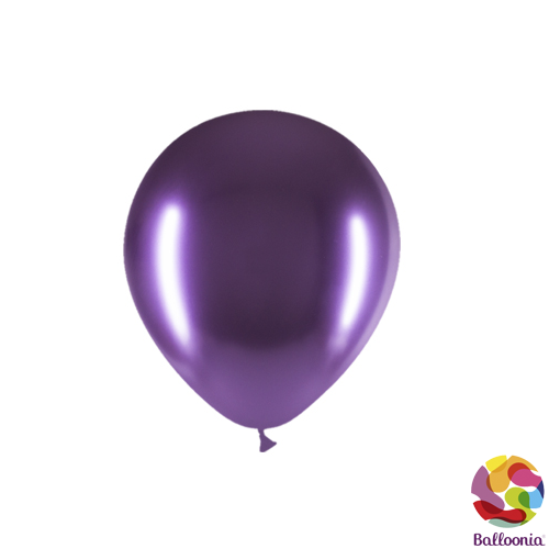 [45B06*100] 5" Round Balloons - Brilliant. Purple B06 - 100CT - Balloonia