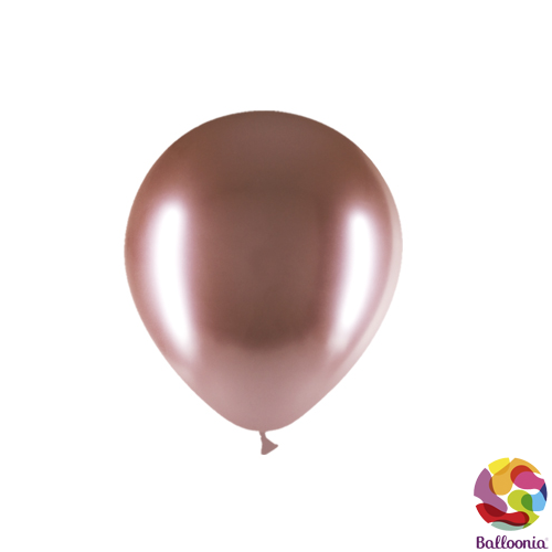 [45B07*100] 5" Round Balloons - Brilliant. Rose Gold B07 - 100CT - Balloonia