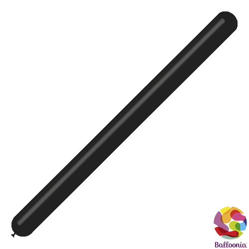 [360P41*50]  360 Modelling Balloons - Black P41 - 50CT - Balloonia