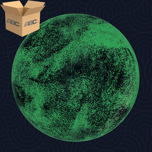 [PS-0172-20-50-1-CASE] 20" Green Glow-In-The-Dark Glitter Sphere (Case of 50) - Prima