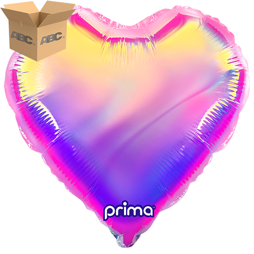 [PD-0112-28-50-1-CASE] Primadescent™ 28" Pink Heart (Case of 50) - Prima