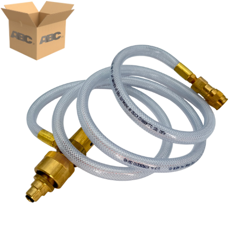 [87703-MOQ] Primary Regulator 6' Low Pressure Hose, Back Check, STPV (MOQ of 2)